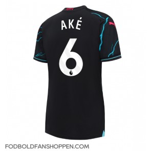 Manchester City Nathan Ake #6 Tredjetrøje Dame 2023-24 Kortærmet